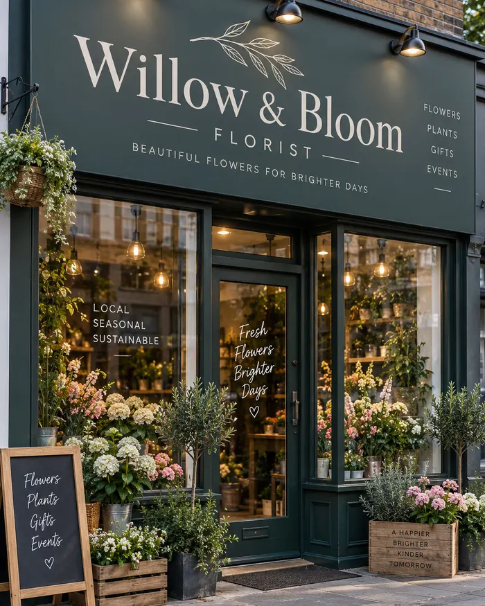 Professional shopfront sign installation