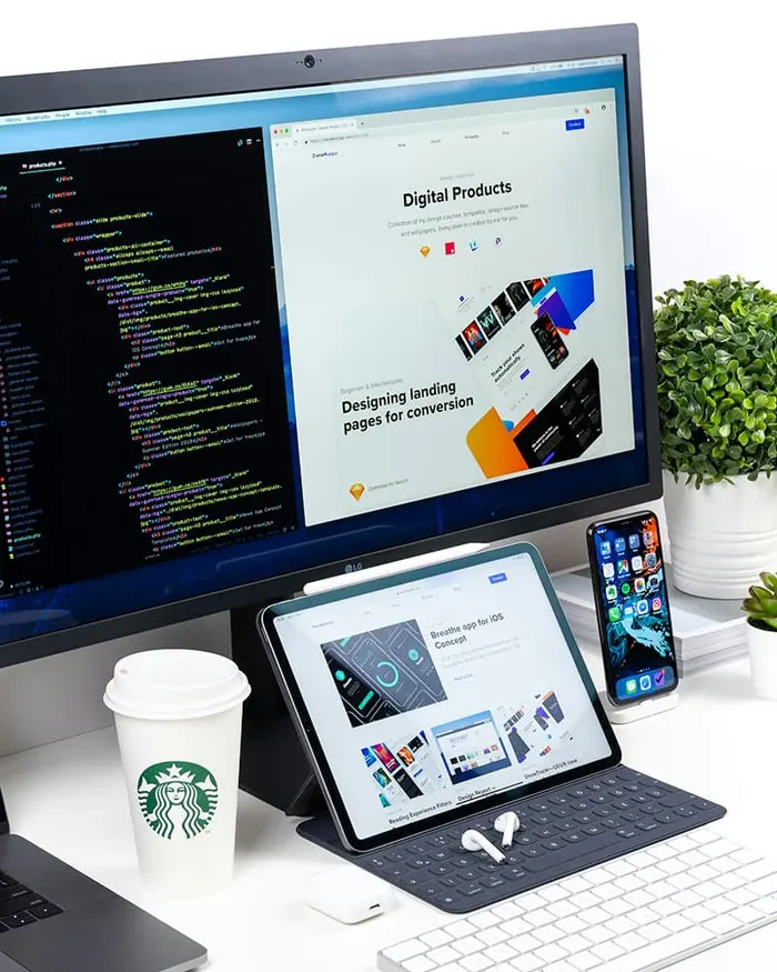 Professional website design for a local business